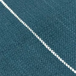 Tepper - Bomullspledd - Martina Stripe (blå/hvit)