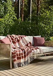 Pledd - Pledd i ullblanding - Charlotte (rosa)
