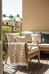 Tepper - Ullmixpledd - Melody (brun/beige)