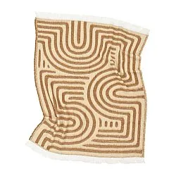 Tepper - Ullmixpledd - Melody (brun/beige)