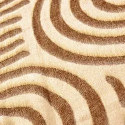 Tepper - Ullmixpledd - Melody (brun/beige)