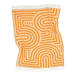 Tepper - Ullmixpledd - Melody (beige/oransje)