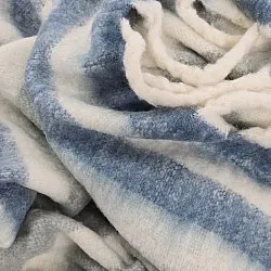 Pledd - Pledd i ullblanding - Monica (blå)