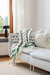Pledd - Pledd i ullblanding - Monica (grønn)