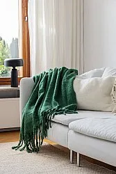 Pledd - Pledd i ullblanding - Samantha (grønn)