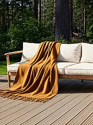 Pledd - Pledd i ullblanding - Samantha (gul)