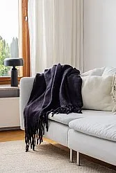 Pledd - Pledd i ullblanding - Samantha (svart)