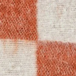 Tepper - Ullmixpledd - Audrey Check (rosa/off white)