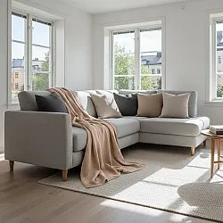 Pledd - Vanja Throw (grå)