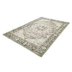 Flatvevd teppe - Alvand (svart)