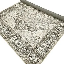 Flatvevd teppe - Alvand (svart)
