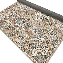 Flatvevd teppe - Berelina (beige/multi)