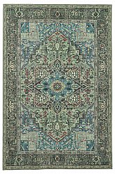 Flatvevd teppe - Birjand (grønn)