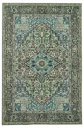 Flatvevd teppe - Birjand (grønn)