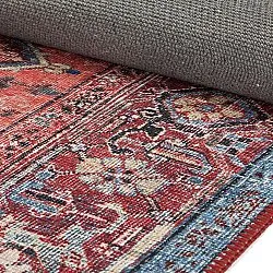 Flatvevd teppe - Birjand (rød)
