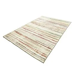Flatvevd teppe - Delara (beige/multi)