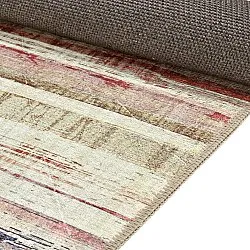 Flatvevd teppe - Delara (beige/multi)