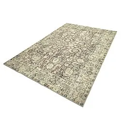 Flatvevd teppe - Delvar (beige)