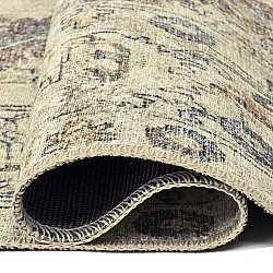 Flatvevd teppe - Delvar (beige)