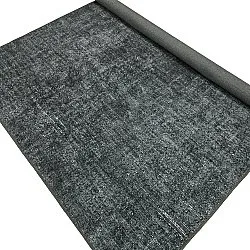 Flatvevd teppe - Elarion (svart)