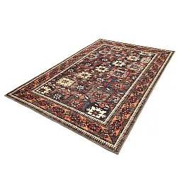 Flatvevd teppe - Khalamir (rød)