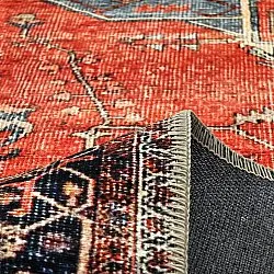 Flatvevd teppe - Mandalay (rød)