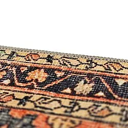 Flatvevd teppe - Yasirah (oransje)