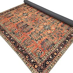 Flatvevd teppe - Yasirah (oransje)