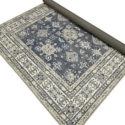Flatvevd teppe - Zuleina (mørkegrå)