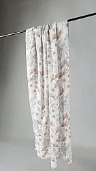 Gardiner - Bomullsgardin - Serena (grå/beige)