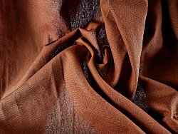 Cortinas - Cortina de algodón Anja (marrón)