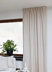 Gardiner - Bomullsgardin Anja (mørk grå)