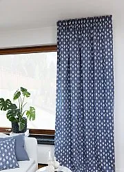 Gardiner - Bomullsgardin Sari (blå)
