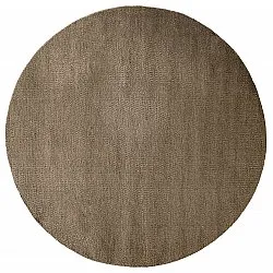 Runde tepper - Hamilton (brun)