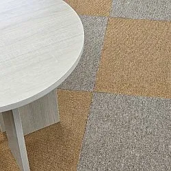 Helteppe - Almeria Tekstilfliser 24 stk. (beige)