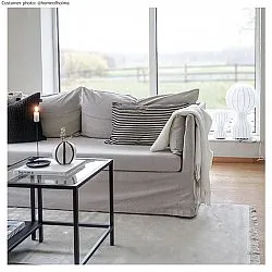 Wilton-teppe - Art Silk (lysegrå/beige)