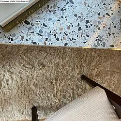 Ullteppe - Aliste Wool Shaggy (alabaster gleam)