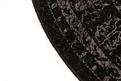 Rundt teppe - Peking Noble (sort)