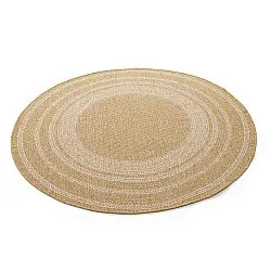 Rundt teppe - Indoor/Outdoor Angus (natur)