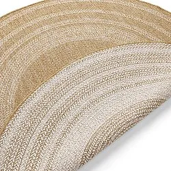 Rundt teppe - Indoor/Outdoor Angus (natur)