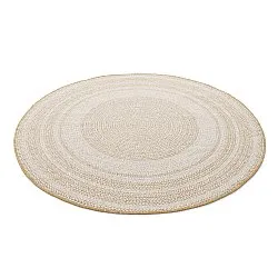 Rundt teppe - Indoor/Outdoor Angus (natur)