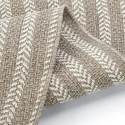 Ovalt teppe - Indoor/outdoor Leander (beige)