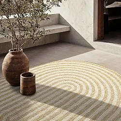 Ovalt teppe - Indoor/outdoor Leander (natur)
