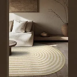 Ovalt teppe - Indoor/outdoor Leander (natur)