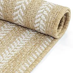 Ovalt teppe - Indoor/outdoor Leander (natur)