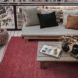 Innendørs/Utendørs tepper - Milford Wool Look (rosa)