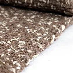 Innendørs/Utendørs tepper - Orta Wool Look (brun)