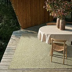 Innendørs/Utendørs tepper - Orta Wool Look (mosegrønn)