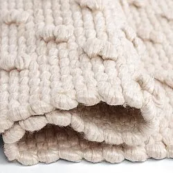 Innendørs/Utendørs tepper - Todi Wool Look (krem)