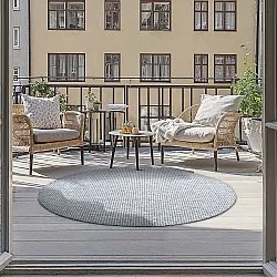 Rundt teppe - Bergen (grå)